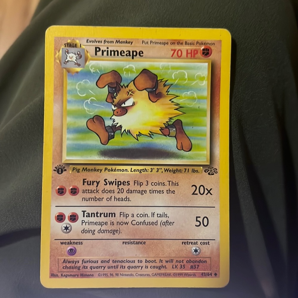 Primeape 1st edition